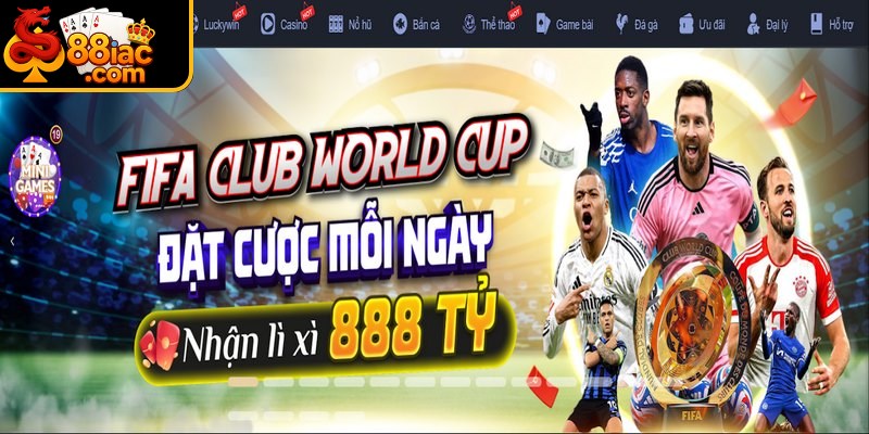 Tìm hiểu tổng quan về giao diện trang chủ 88I